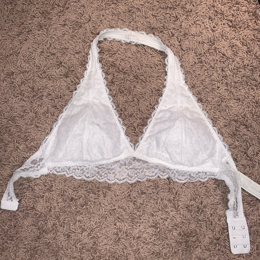 Gilly Hicks Halter Lace Bralette